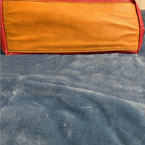 Marc Fisher red and blue striped shoulder bag - Picture 5 of 9